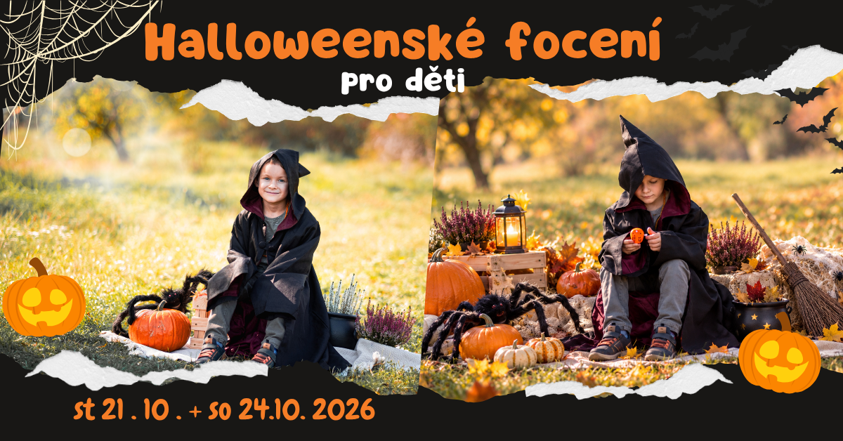 halloween focení pro děti